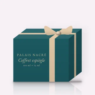 Coffret parfum espiègle à la mandarine – Palais Nacré, 100 ml + 75 ml