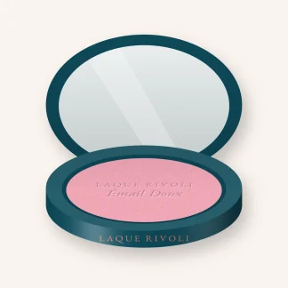 Blush effet retouché Émail Doux – Laque Rivoli, boîtier 6 g, teinte 02 Rose tendre