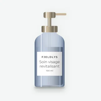 Soin visage revitalisant au concombre pour homme – Fjeldlys, flacon-pompe 100 ml