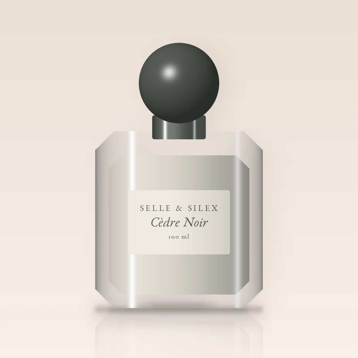 Parfum Cèdre Noir à la cardamome – Selle & Silex, flacon 100 ml