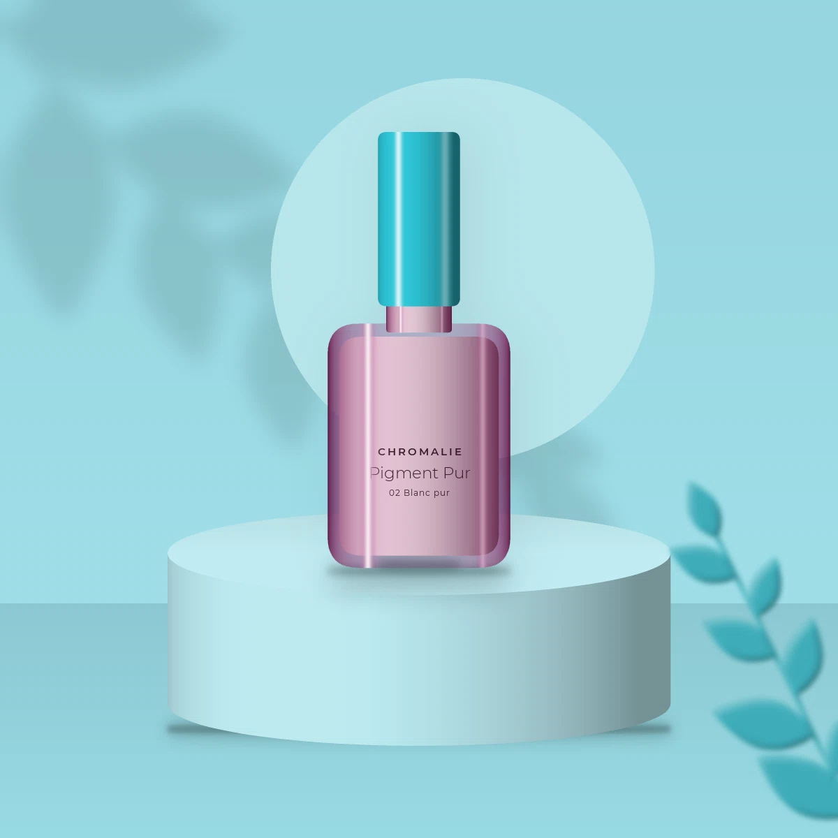 Vernis à ongles effet bombé Pigment Pur – Chromalie, photo d'ambiance