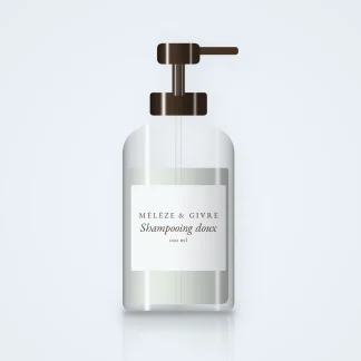 Shampooing doux à l'extrait de grenade – Mélèze & Givre, flacon-pompe 100 ml