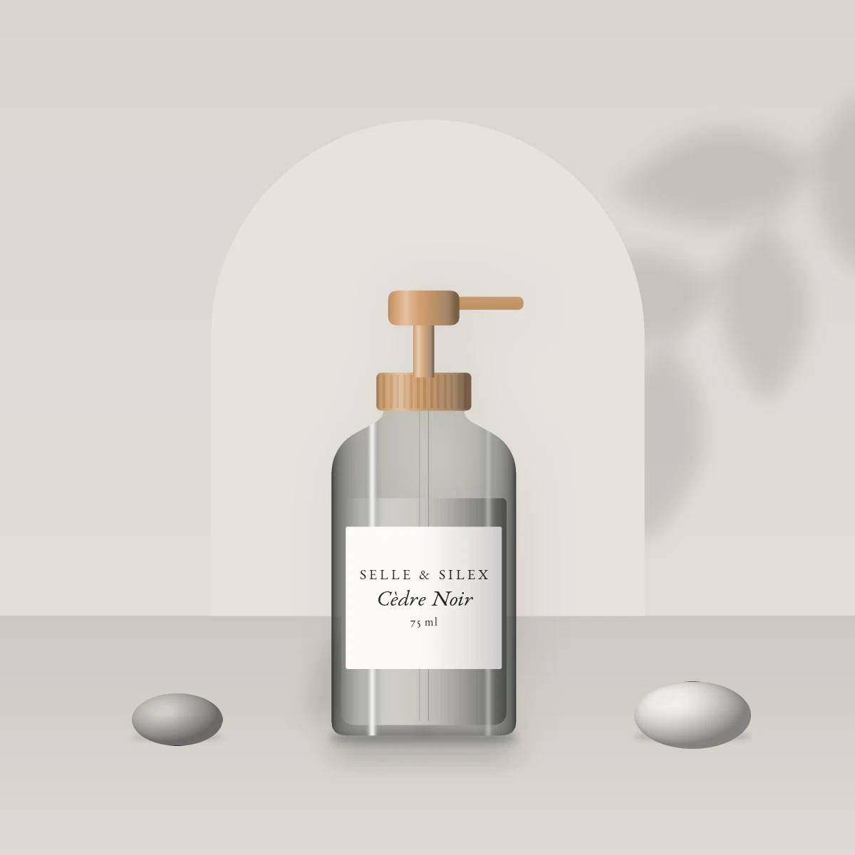 Soin visage Cèdre Noir au charbon végétal – Selle & Silex, photo d'ambiance