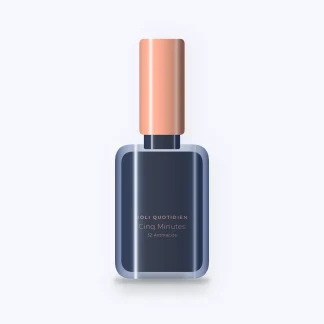 Vernis à ongles sans lampe UV Cinq Minutes – Joli Quotidien, flacon 10 ml, teinte 32 Anthracite