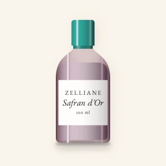 Lotion tonique Safran d'Or à l'hydrolat de romarin – Zelliane, flacon 100 ml