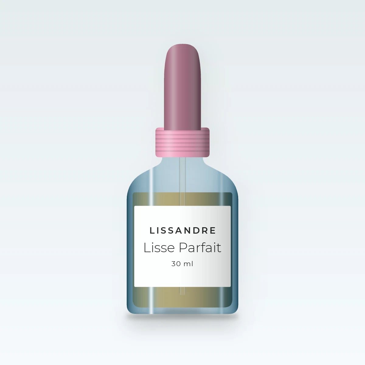 Huile capillaire satinée Lisse Parfait – Lissandre, flacon compte-gouttes 30 ml