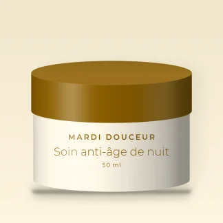 Soin anti-âge de nuit à la vitamine C – Mardi Douceur, pot 50 ml