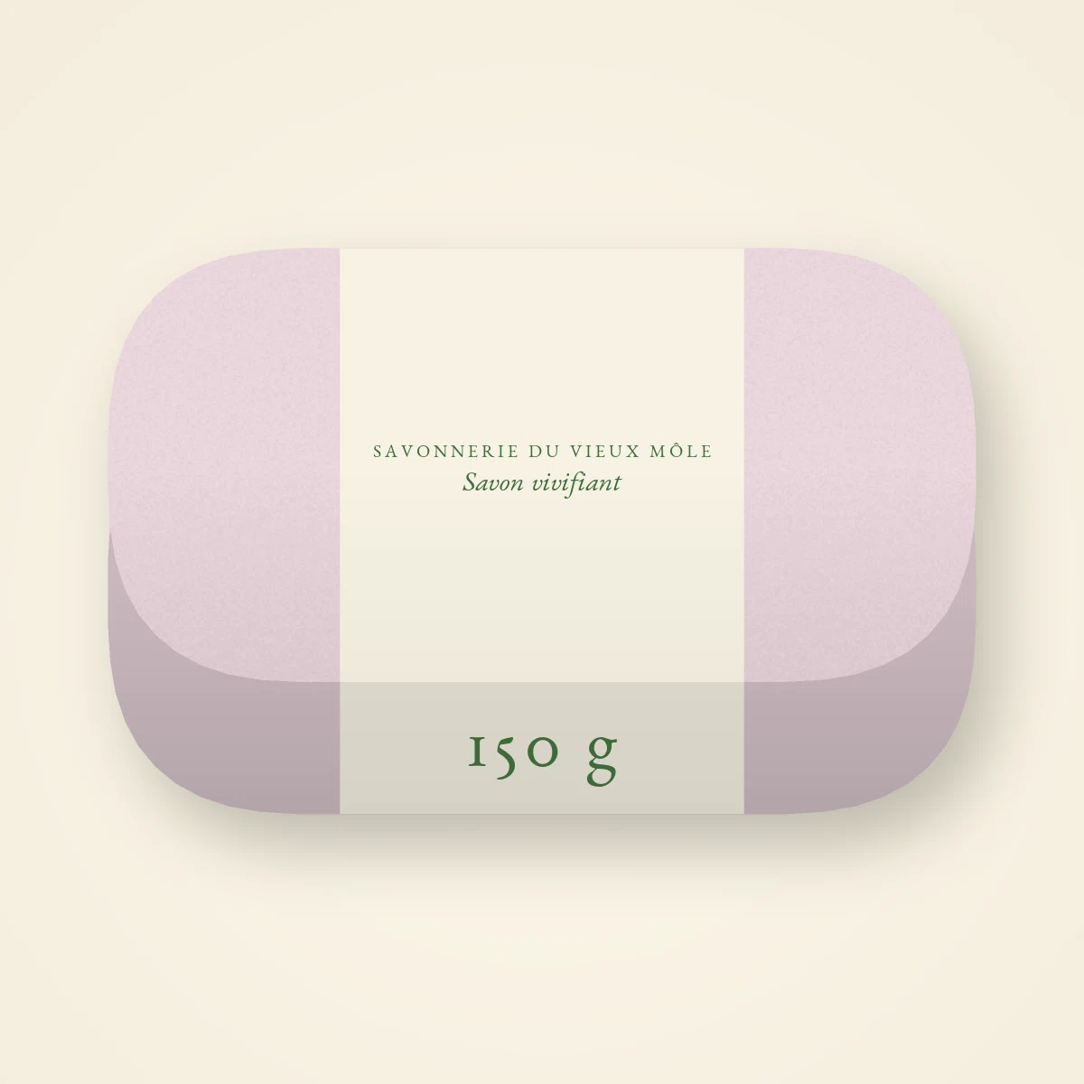 Savon surgras vivifiant à la spiruline – Savonnerie du Vieux Môle, pain 150 g