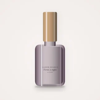 Vernis à ongles effet manucure à l'huile de coco – Maison Nuance, flacon 10 ml, teinte 01 Cristal