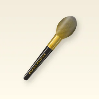 Brosse demi-ronde en bois d'acacia – Boucle Majeure, vue de face