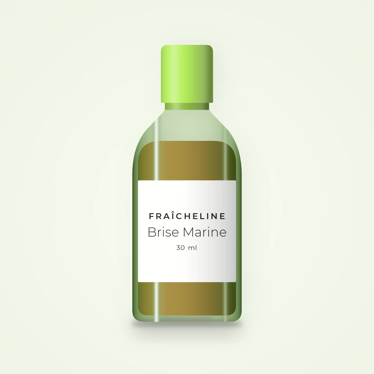 Huile à barbe Brise Marine authentique – Fraîcheline, flacon 30 ml