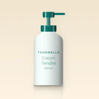 Cocon Tendre nettoyant visage apaisant – Tendrelle, flacon-pompe 200 ml