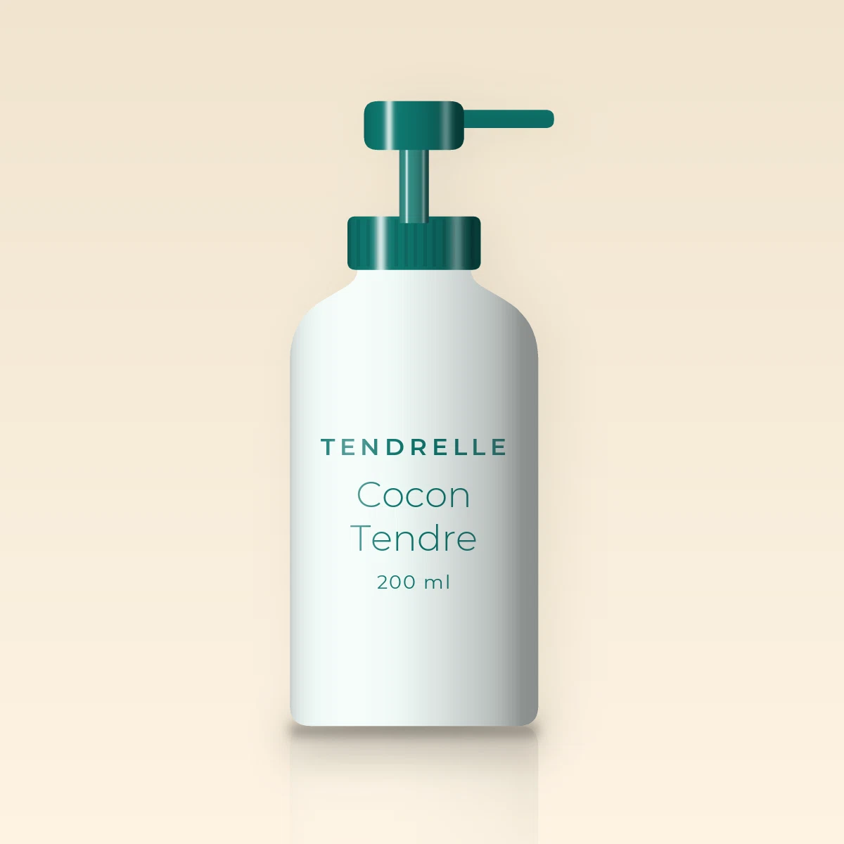 Cocon Tendre nettoyant visage apaisant – Tendrelle, flacon-pompe 200 ml