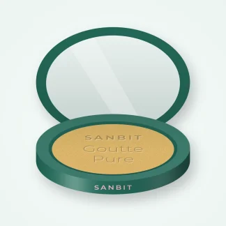 Enlumineur Goutte Pure sans transfert – Sanbit, boîtier 4,5 g, teinte Doré