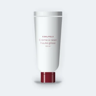 Crème à raser haute glisse à la sève de bouleau – Edelfels, tube 100 ml