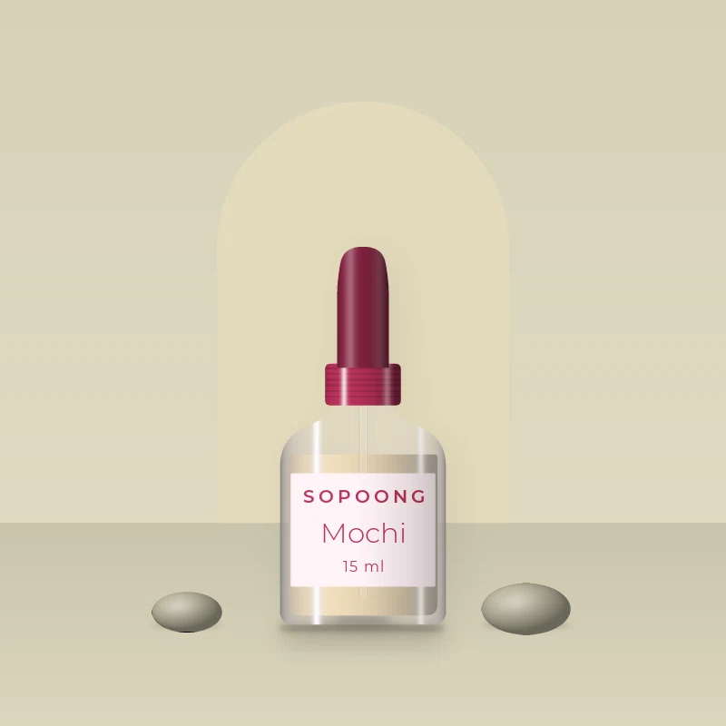 Sérum purifiant Mochi – Sopoong, photo d'ambiance