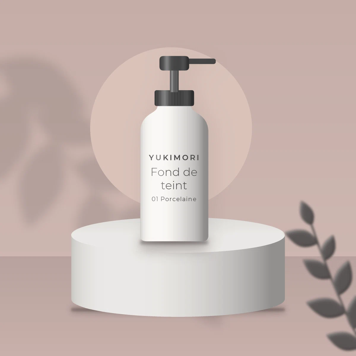 Fond de teint résistant à l'eau à la niacinamide – Yukimori, photo d'ambiance