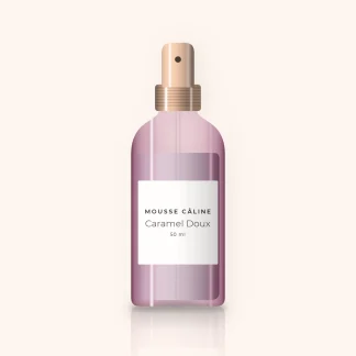 Déodorant Caramel Doux délicat – Mousse Câline, flacon spray 50 ml