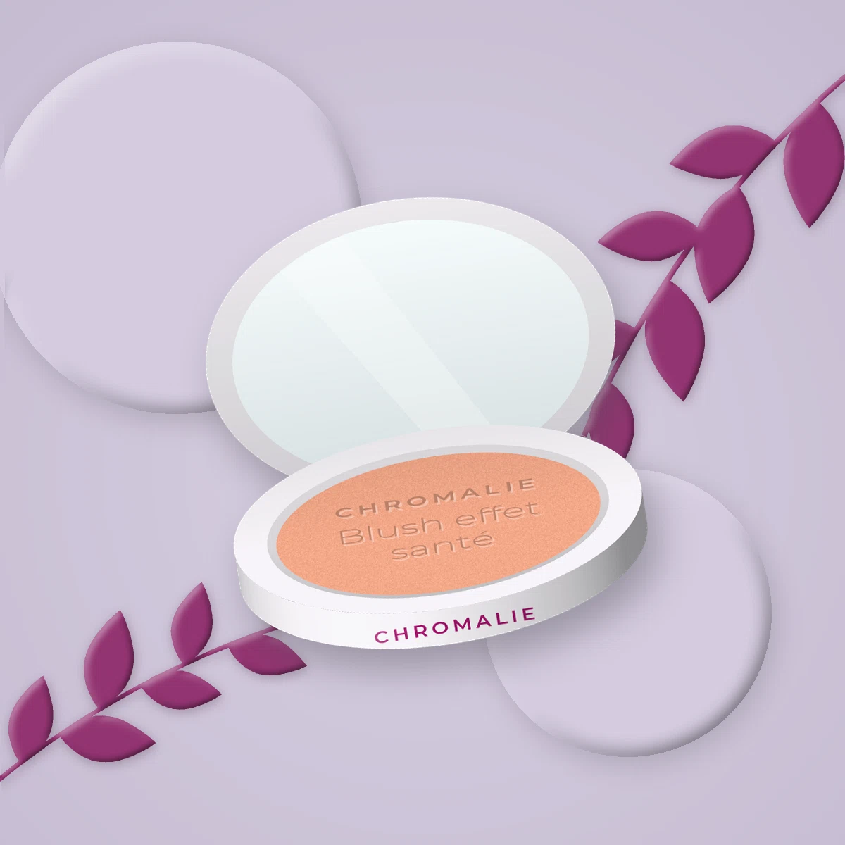 Blush effet santé à l'huile de jojoba – Chromalie, photo d'ambiance