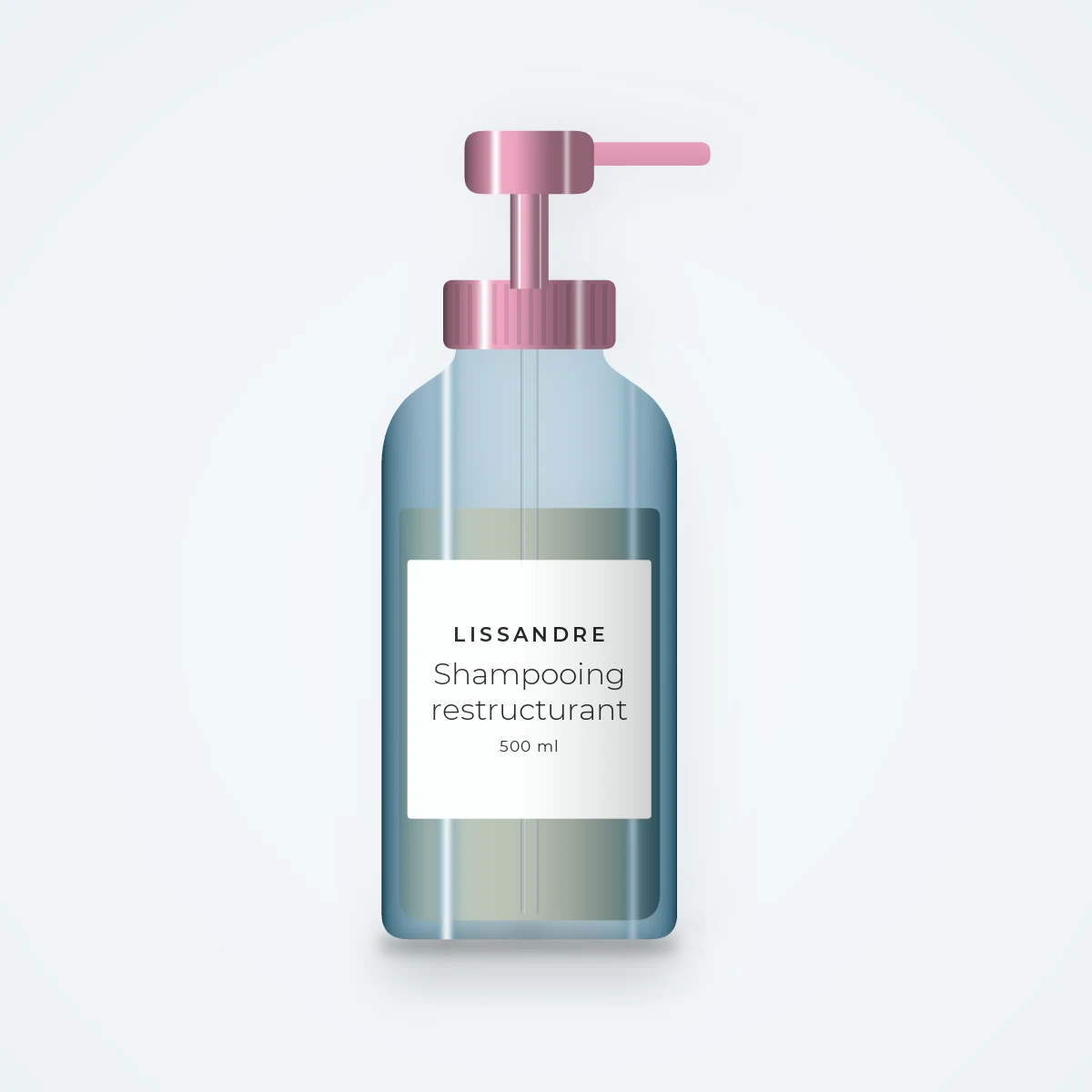 Shampooing restructurant à l'extrait de thé vert – Lissandre, flacon-pompe 500 ml