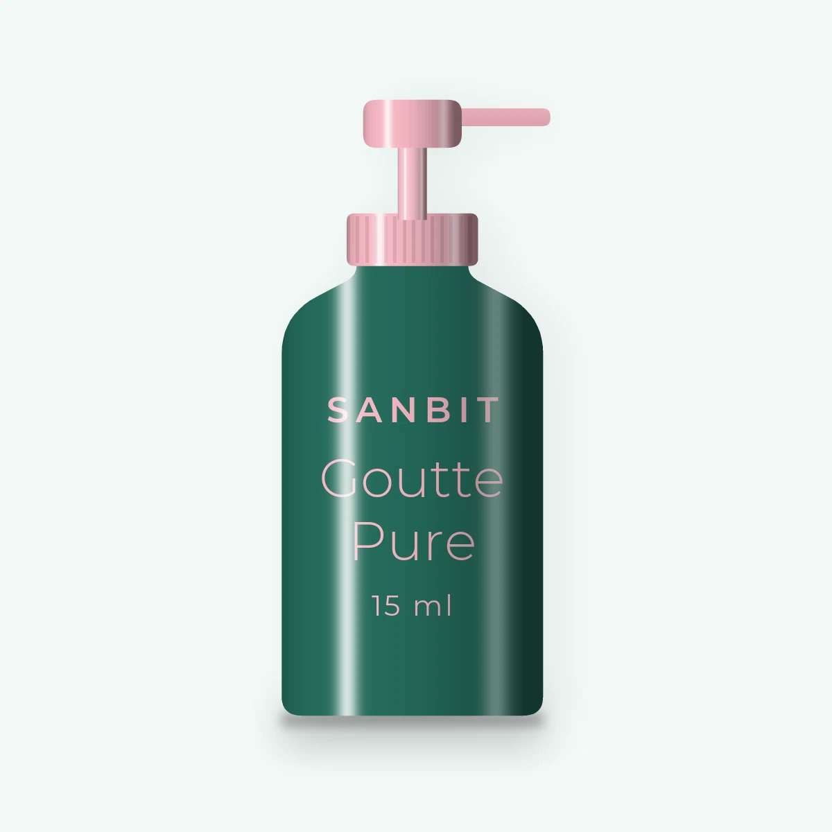Contour des yeux repulpant Goutte Pure – Sanbit, flacon-pompe 15 ml