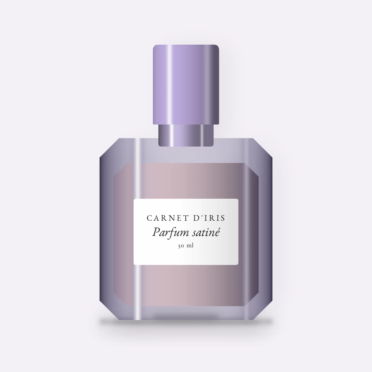 Parfum satiné au narcisse pour femme – Carnet d'Iris, flacon 30 ml