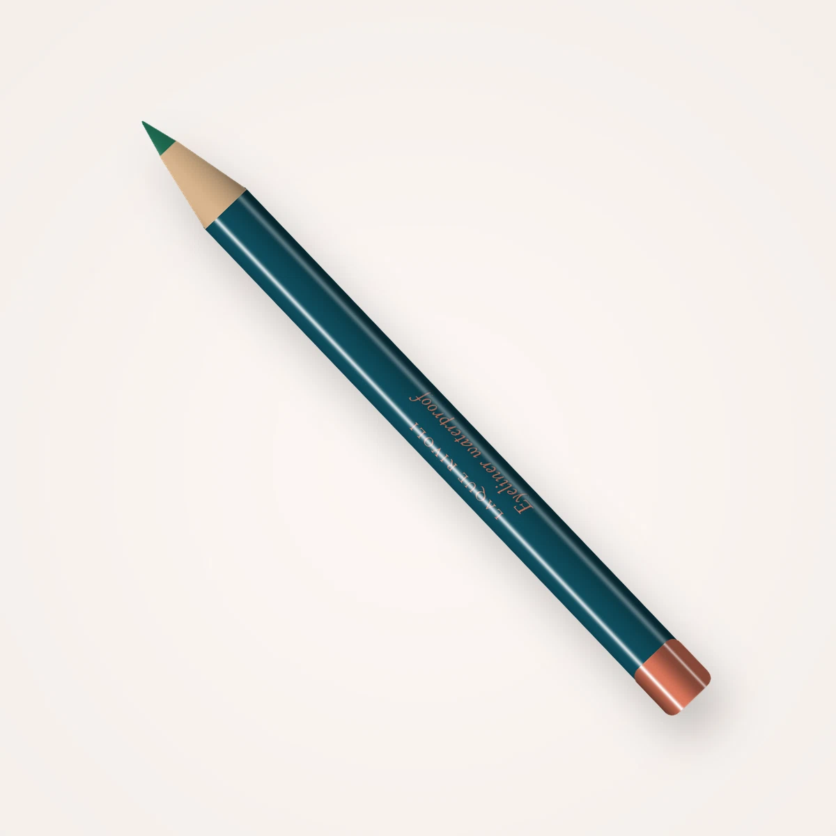 Eyeliner waterproof à l'huile de macadamia – Laque Rivoli, crayon 1,2 g, teinte Vert émeraude
