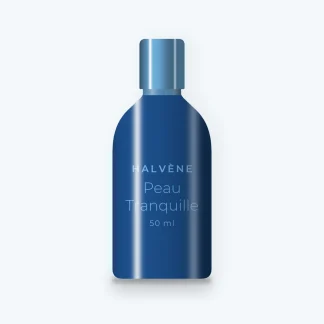 Huile corps Peau Tranquille satinante – Halvène, flacon 50 ml