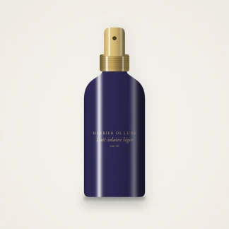Lait solaire léger à l'acide hyaluronique SPF 50+ – Herbier de Lune, flacon spray 200 ml