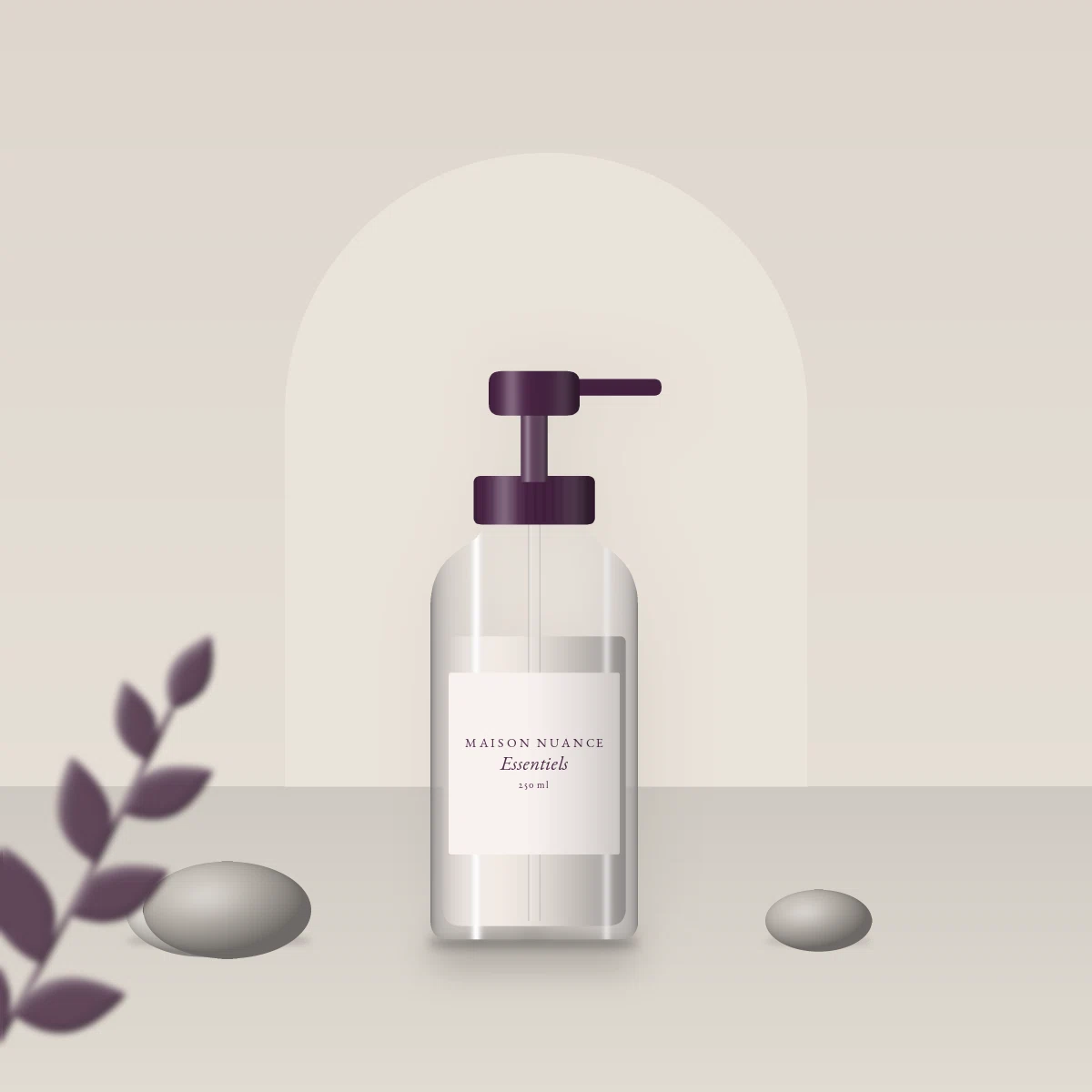 Lait corps Essentiels à l'huile de camélia – Maison Nuance, photo d'ambiance