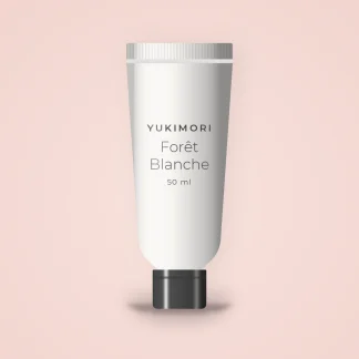 Crème hydratante éclat Forêt Blanche – Yukimori, tube 50 ml