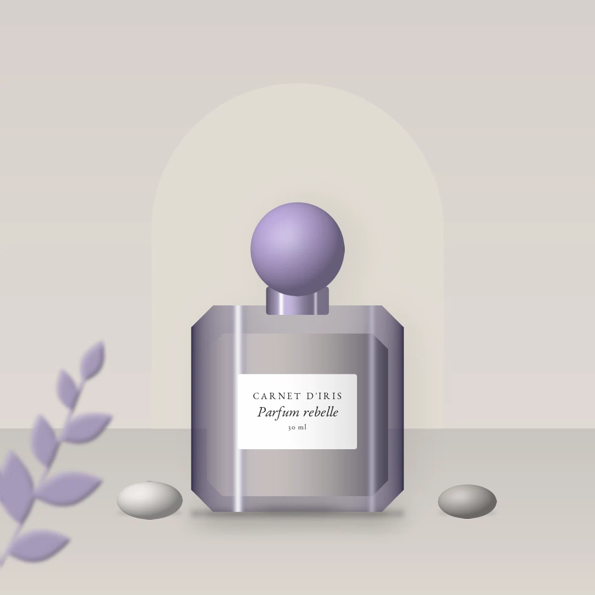 Parfum rebelle au bois de gaïac – Carnet d'Iris, photo d'ambiance