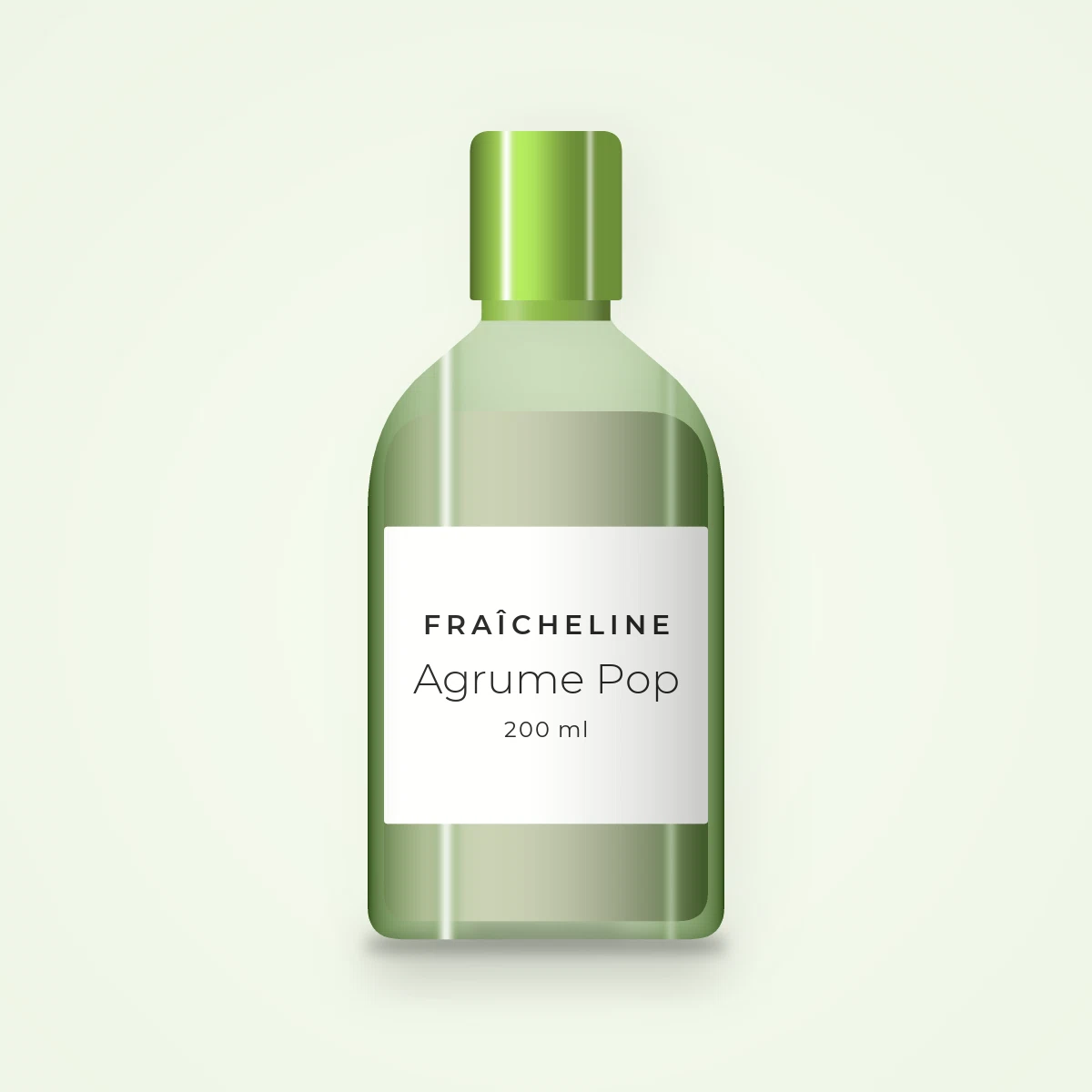 Lait corps Agrume Pop à l'huile de noyau d'abricot – Fraîcheline, flacon 200 ml
