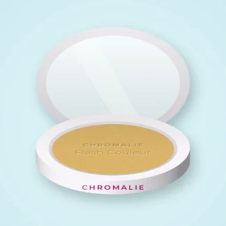 Enlumineur Flash Couleur estompable – Chromalie, boîtier 7 g, teinte Doré