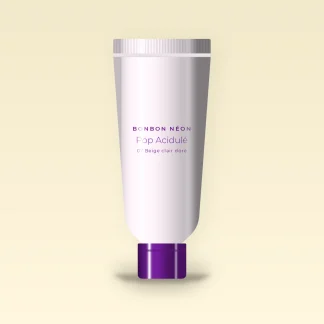 Fond de teint Pop Acidulé à la vitamine C – Bonbon Néon, tube 35 ml, teinte 07 Beige clair doré