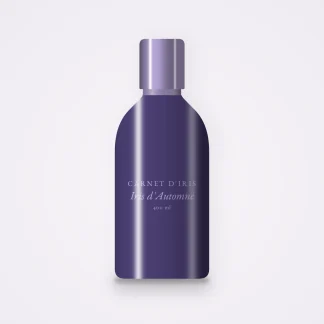 Lait corps Iris d'Automne tonifiant – Carnet d'Iris, flacon 400 ml