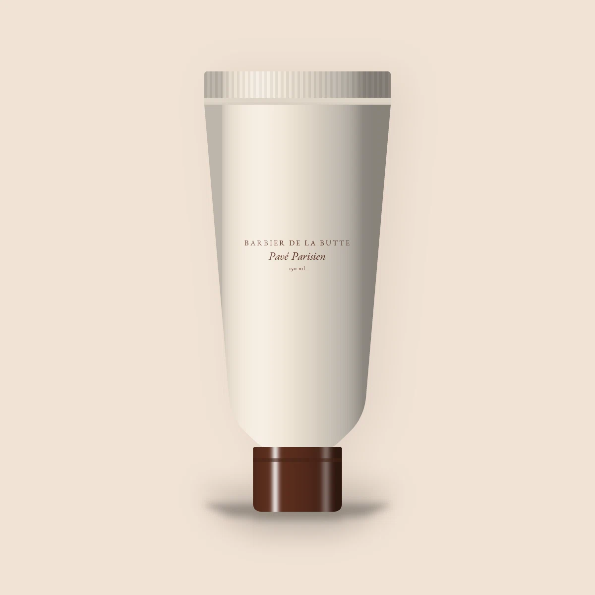 Crème à raser grand confort Pavé Parisien – Barbier de la Butte, tube 150 ml