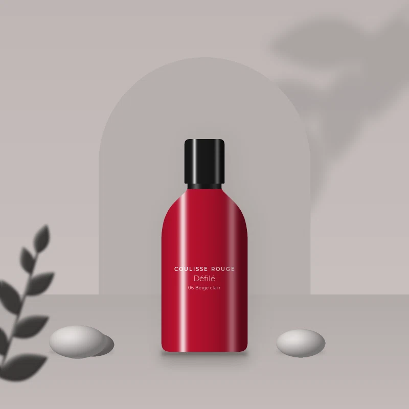 Fond de teint Défilé à la vitamine C – Coulisse Rouge, photo d'ambiance