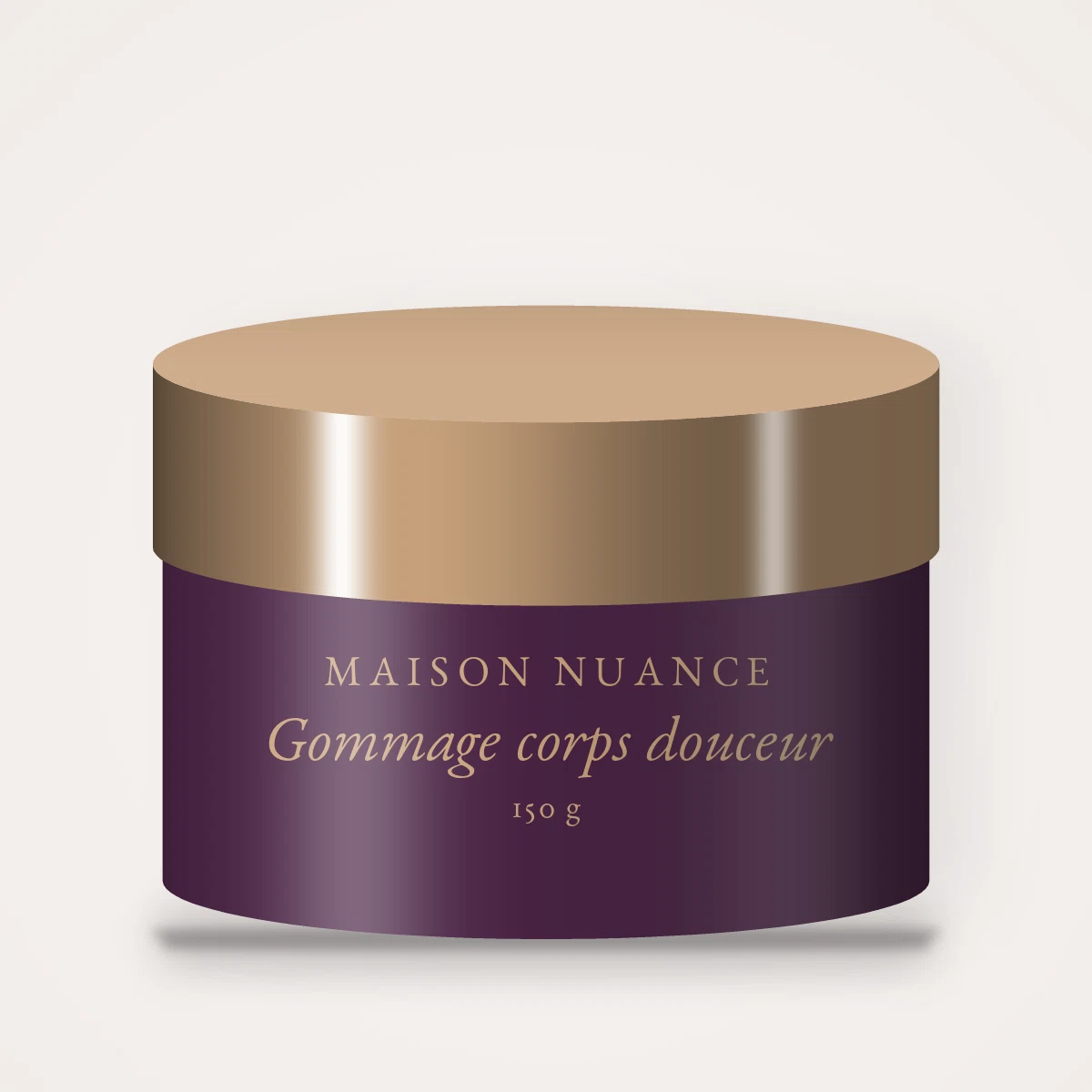 Gommage corps douceur au café – Maison Nuance, pot 150 g