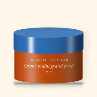Crème mains et ongles grand froid au squalane – Brisa de Azahar, pot 100 ml