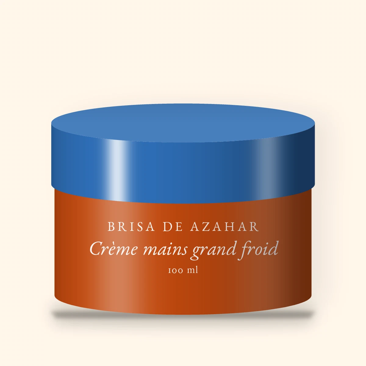 Crème mains et ongles grand froid au squalane – Brisa de Azahar, pot 100 ml