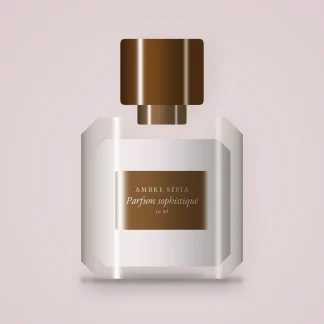 Parfum sophistiqué au cèdre de l'Atlas – Ambre Sépia, flacon 30 ml