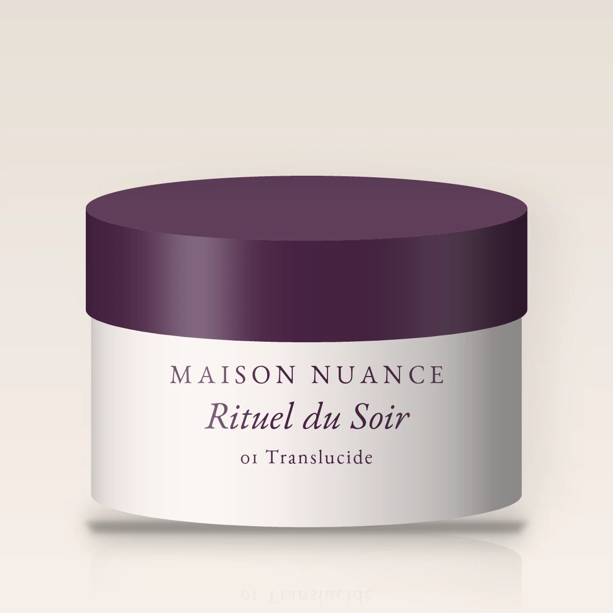 Poudre longue tenue Rituel du Soir – Maison Nuance, pot 12 g, teinte 01 Translucide