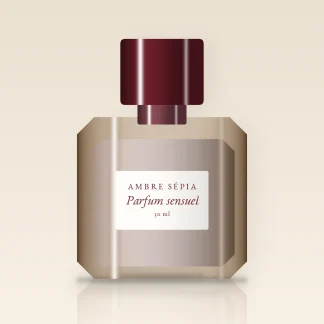 Parfum sensuel à la fleur de cerisier pour femme – Ambre Sépia, flacon 30 ml