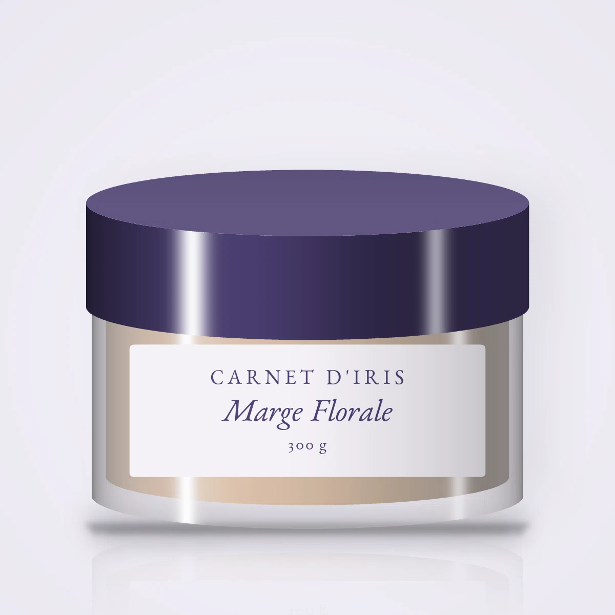 Gommage corps Marge Florale aux noyaux d'abricot – Carnet d'Iris, pot 300 g