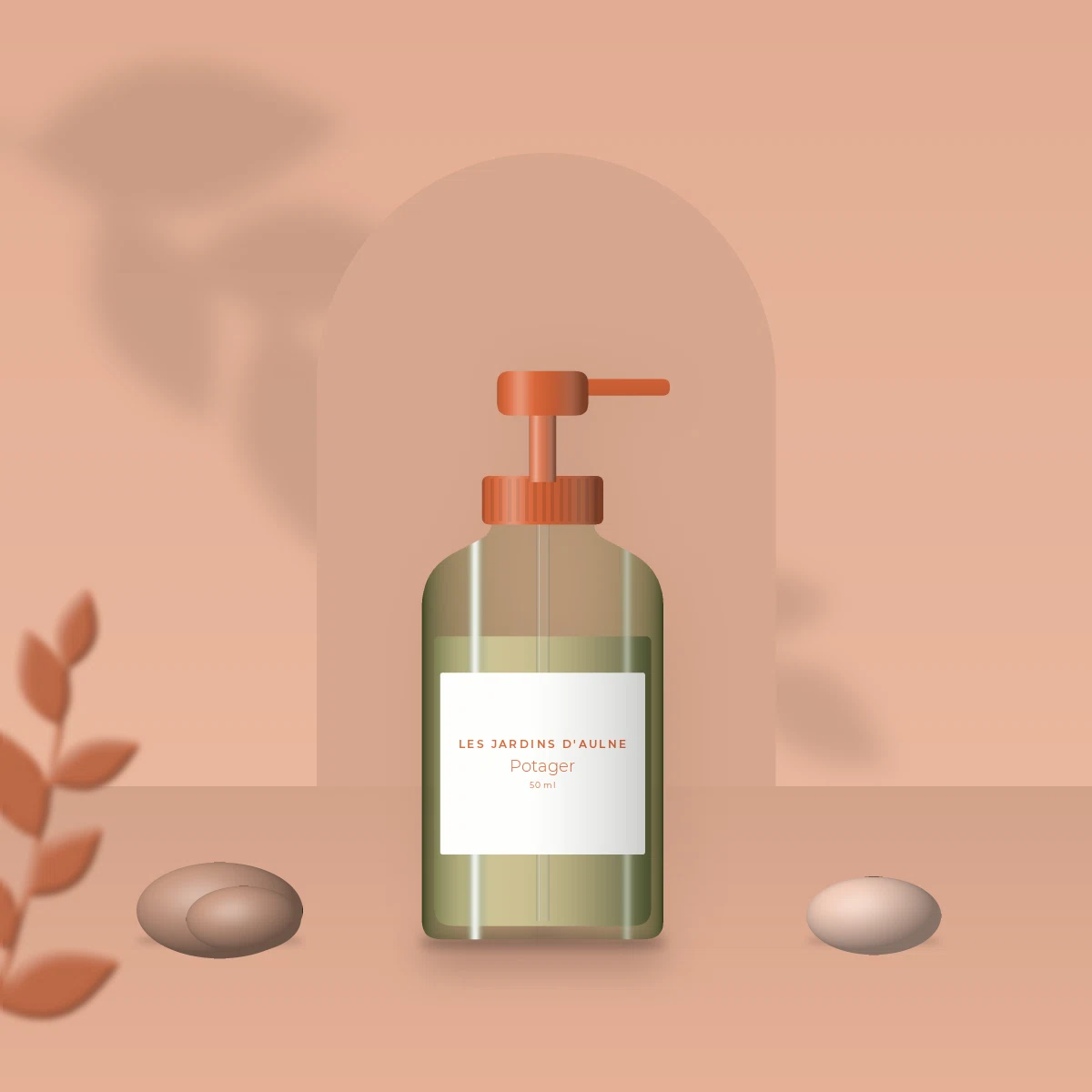 Potager sérum liftant – Les Jardins d'Aulne, photo d'ambiance