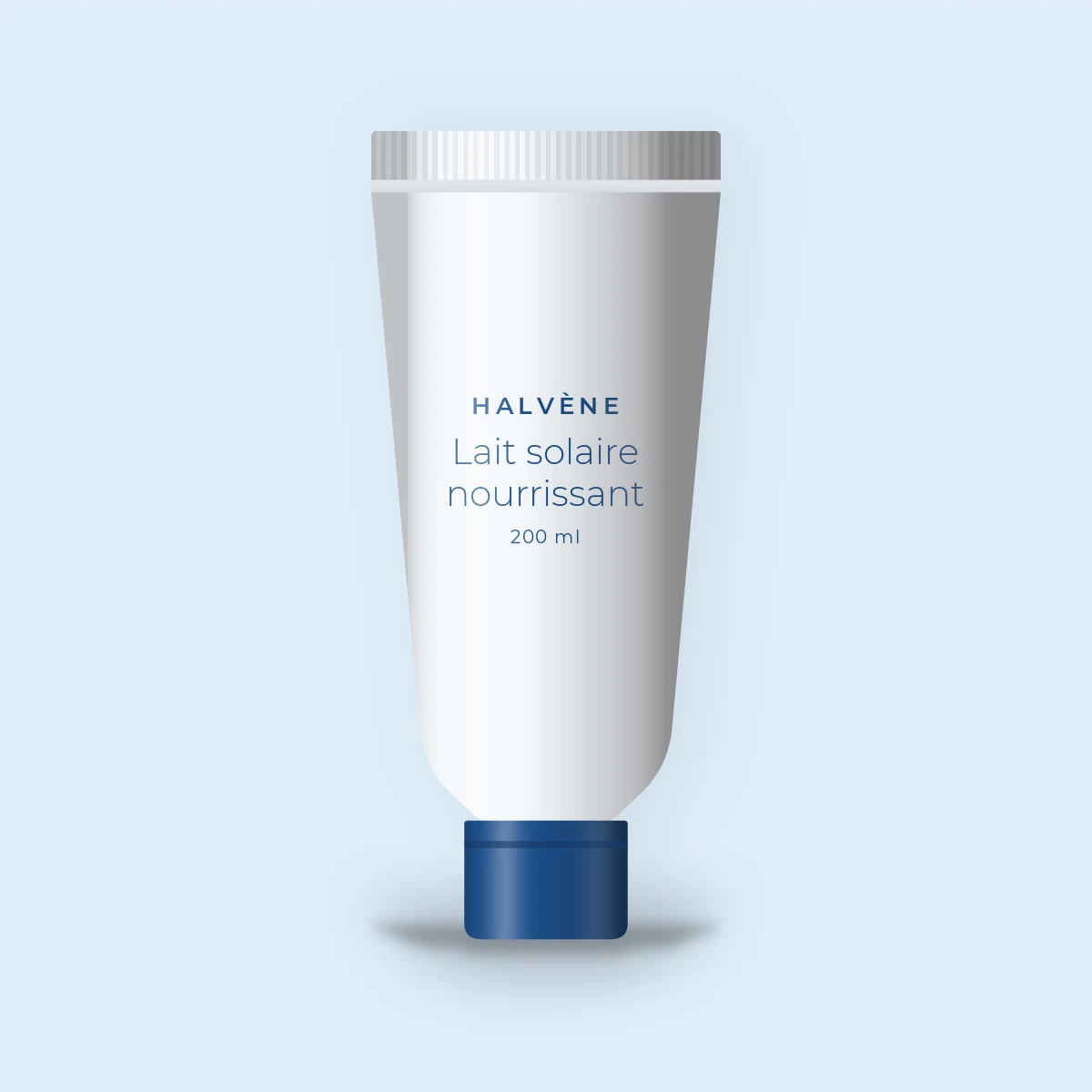 Lait solaire nourrissant à l'huile de coco SPF 50+ – Halvène, tube 200 ml