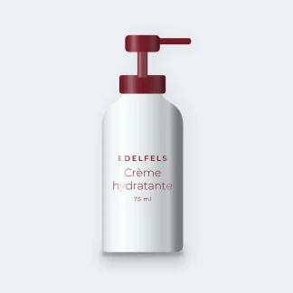 Crème hydratante équilibrante à l'extrait d'algue – Edelfels, flacon-pompe 75 ml