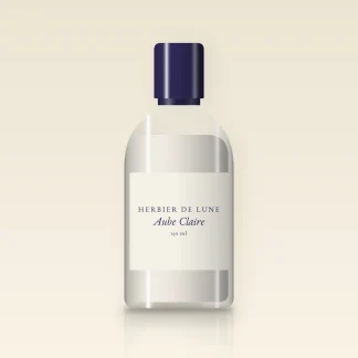 Aube Claire nettoyant visage douceur – Herbier de Lune, flacon 150 ml