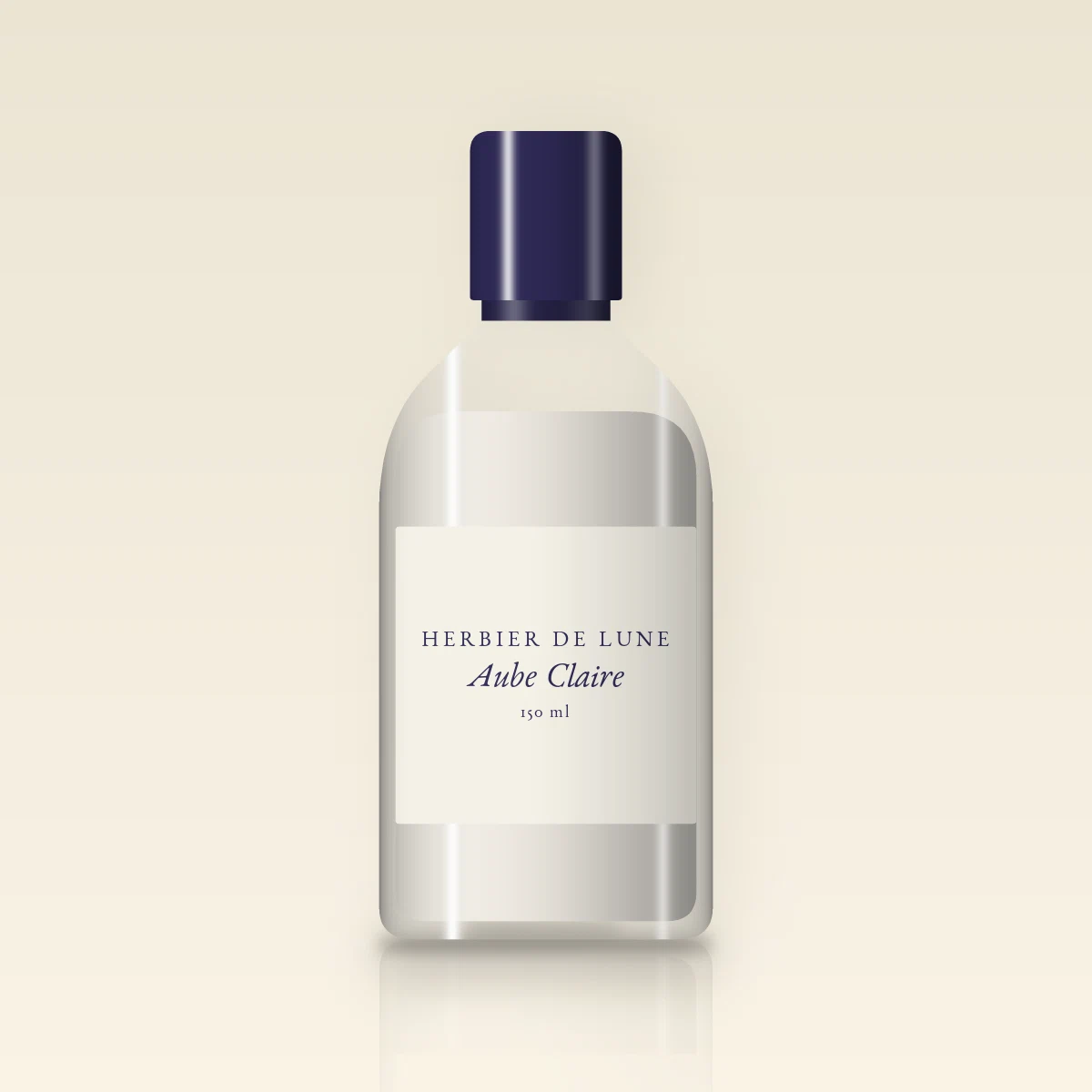 Aube Claire nettoyant visage douceur – Herbier de Lune, flacon 150 ml